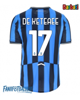 Atalanta Charles De Ketelaere #17 Tricou Fotbal Replică 2025-26 Barbati Acasa